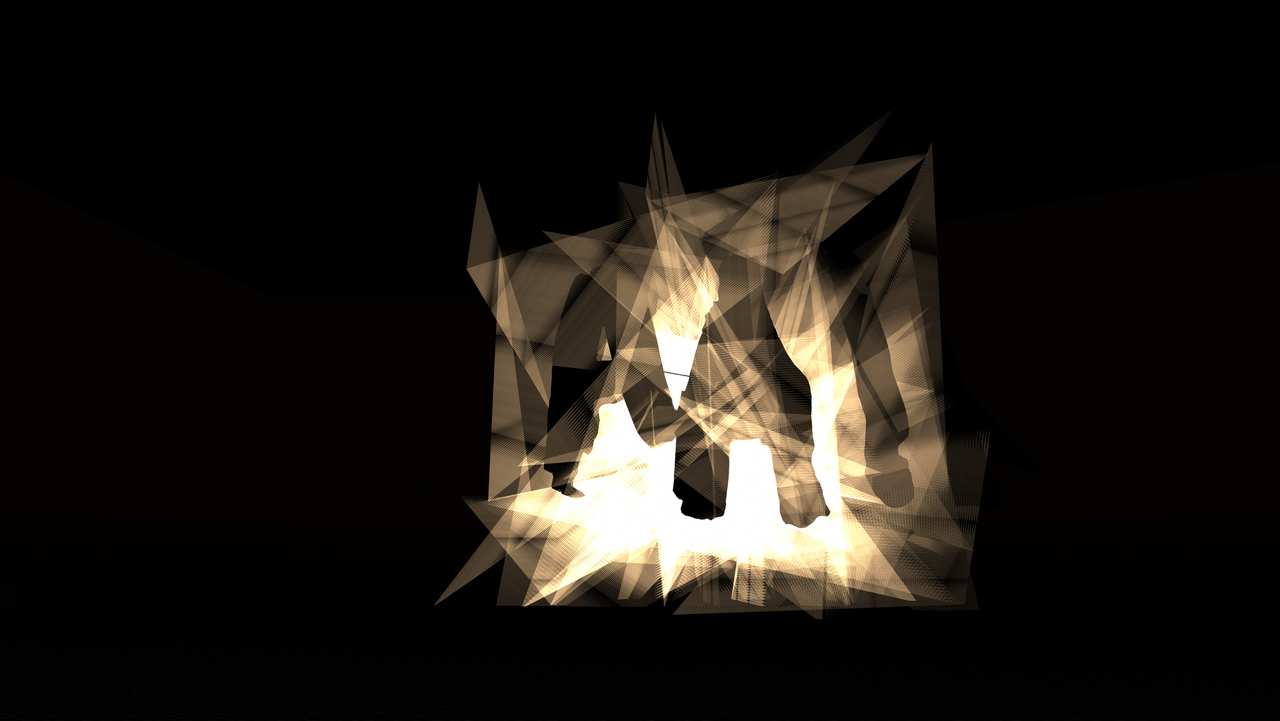 Mouse on Mars & Louis Chude-Sokei, still from the »AAI« immersive virtual online environment