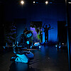 "The Ghosts Are Returning" by GROUP50:50 with Elia Rediger (vocals and performance), a production of PODIUM Esslingen and Center d'Art Waza